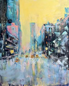 "Pink Light" 30"x24"