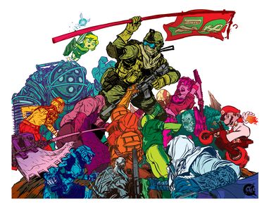 Business Week: Gaming Illustration