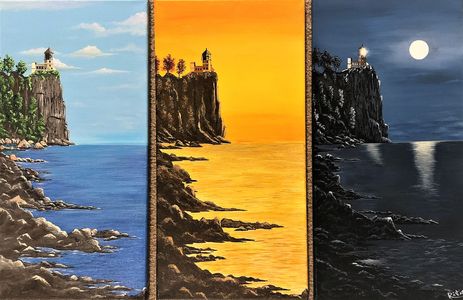 Split Rock Minnesota - Mattina, Crepuscolo, Nottetled