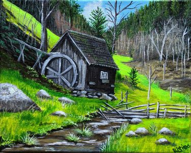 Barn by the Brooke