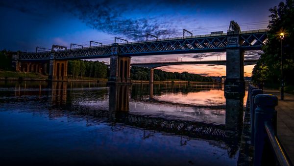 Edward VII Bridge Sunset