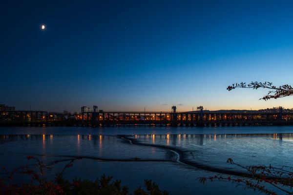 Dunston Staithes Moonlight Reflections