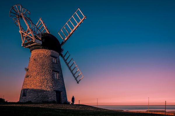 Whitburn Windmill Sunset