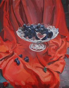 Still life with grapes and figs 