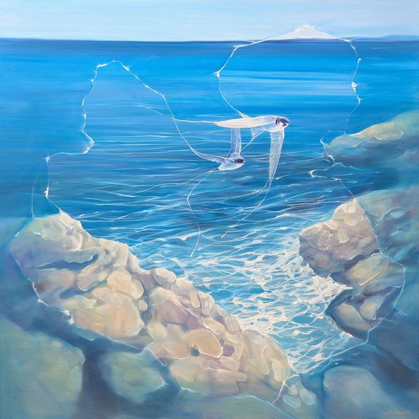 Enchanted Blue Seascape