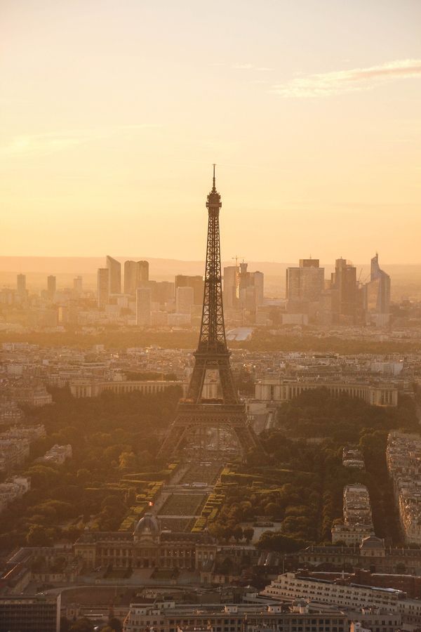 The Eiffel Tower at Sunset