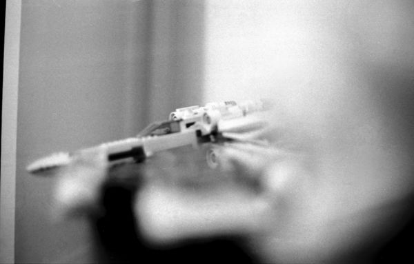 X-wing on shelf