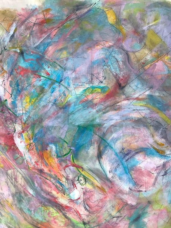 Butterfly (approx 36"x48") unstretched