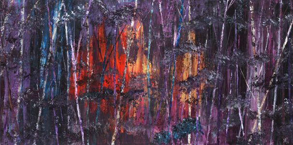 Burning Purple Night