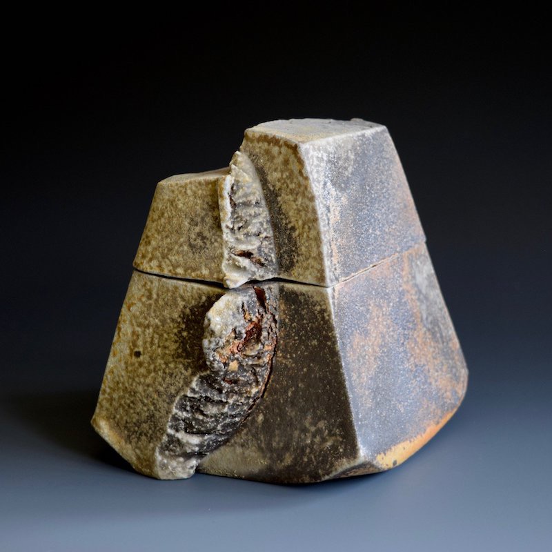 Artrepreneur - Woodfired Kurinuki lidded box( (For Sale)
