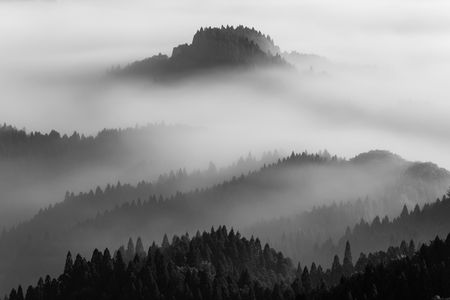 Island in the clouds