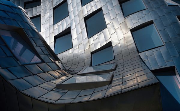 Gehry Blue and Silver