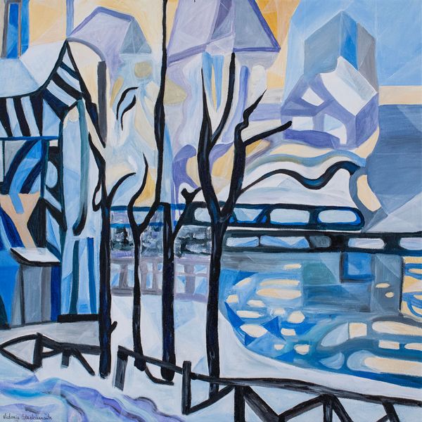 Picasso meets Monet: Winter Whispers