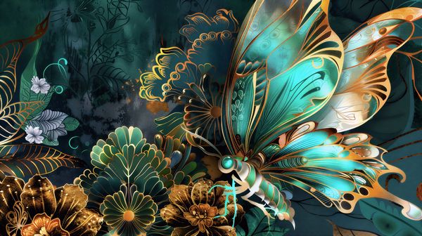 Butterfly Verdigris