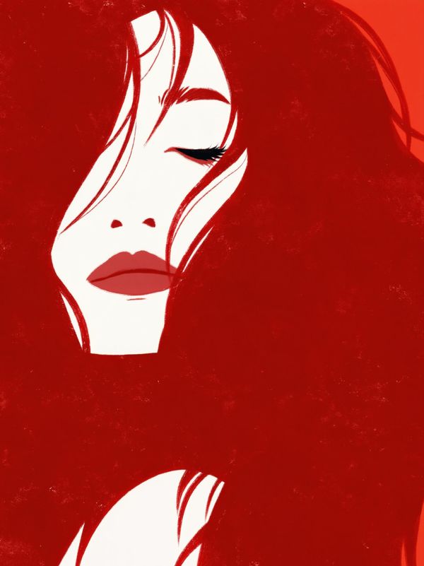 Red is an inner state of mind | Female Portait