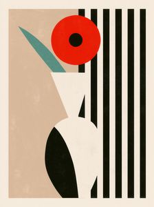 Scandinavian mid-century modern still life