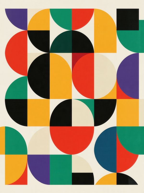 Happy Bauhaus | Geometric Joy