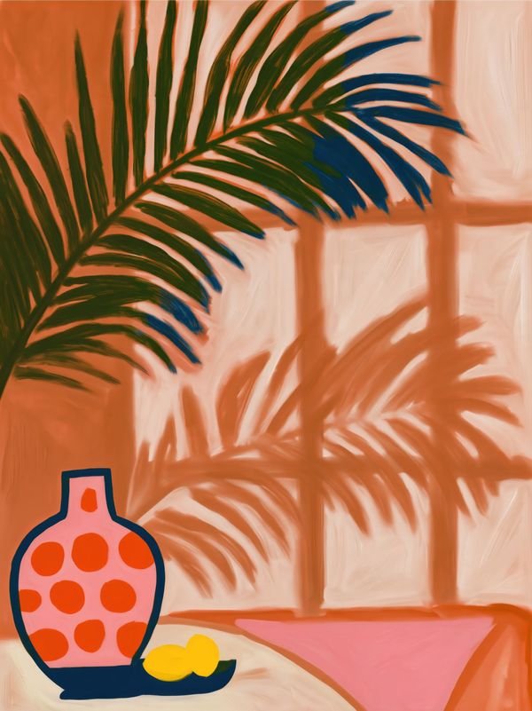 Pop Art in the Shade of a Palm
