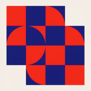 Bauhaus Circles and Squares | Abstract Geometry