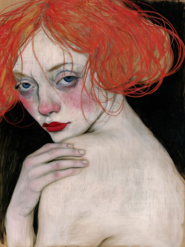 Melancholy with Red Hair