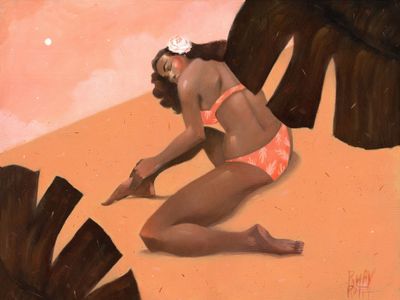 Wahine Resting