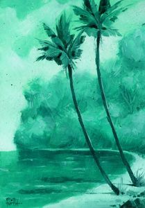 Two Palms, Green