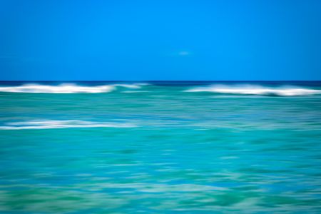 Cresting White on Blue 2
