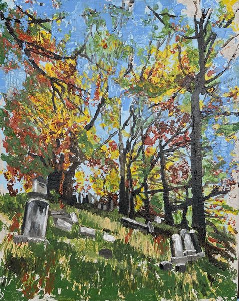 Fall in Greenwood Cemetery
